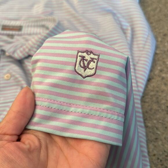 PETER MILLAR Summer Comfort Striped Polo Shirt - Picture 3 of 11